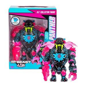 MrBeast Lab Neon Panther 6.5" Collector Figure Mystery Hyperchrome Panther Toy N